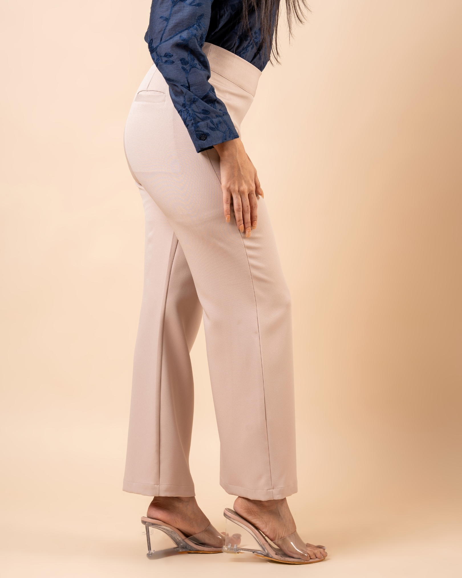 High Waisted Straight Leg Pants - Image 5