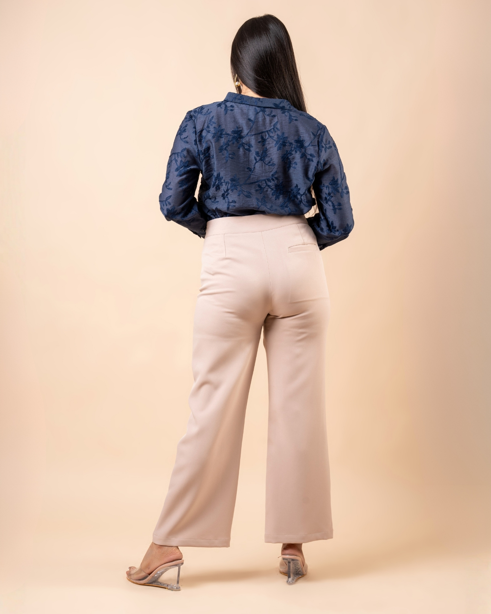 High Waisted Straight Leg Pants - Image 4