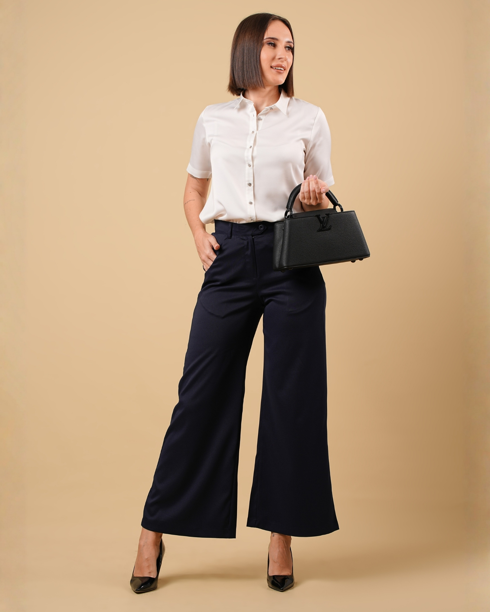 Wide Leg Office Pant - Image 5