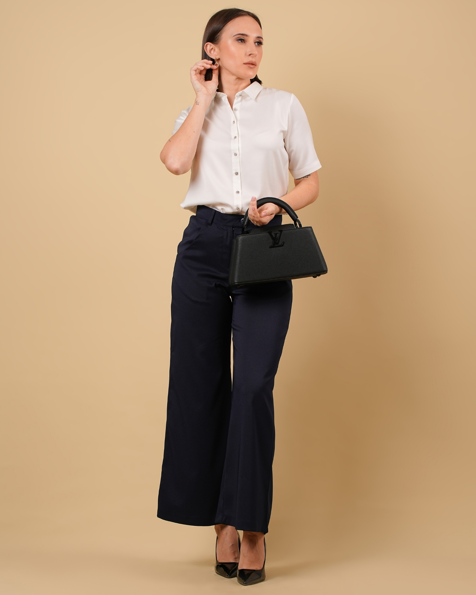 Wide Leg Office Pant - Image 2