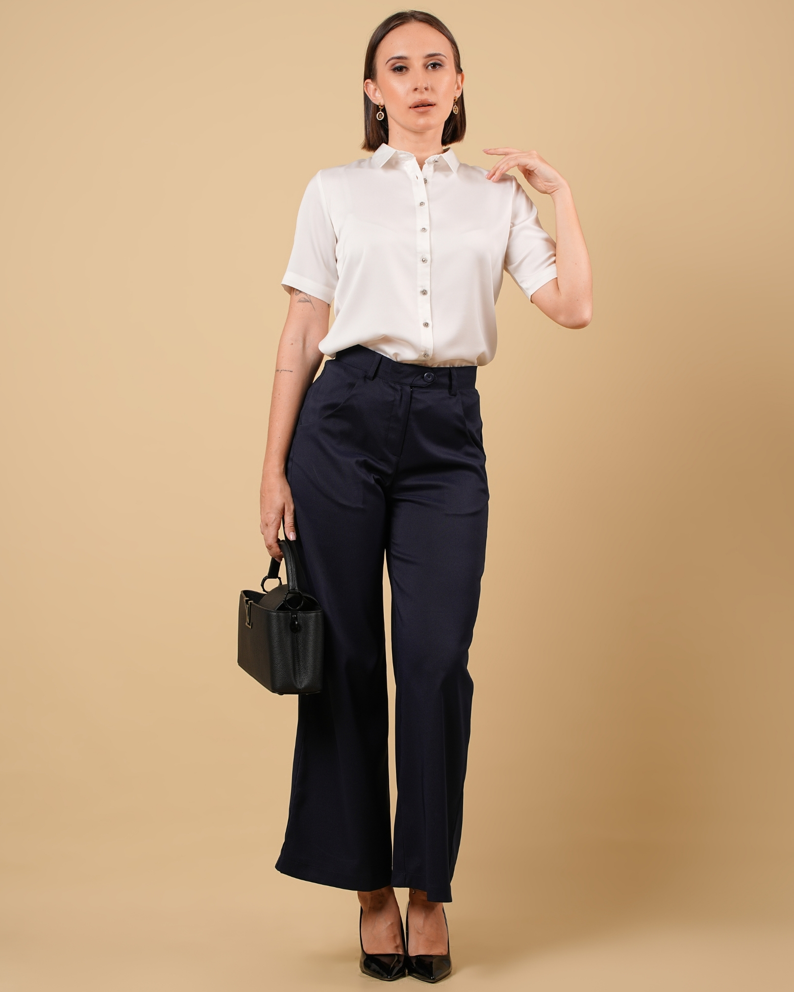 Wide Leg Office Pant - Image 3